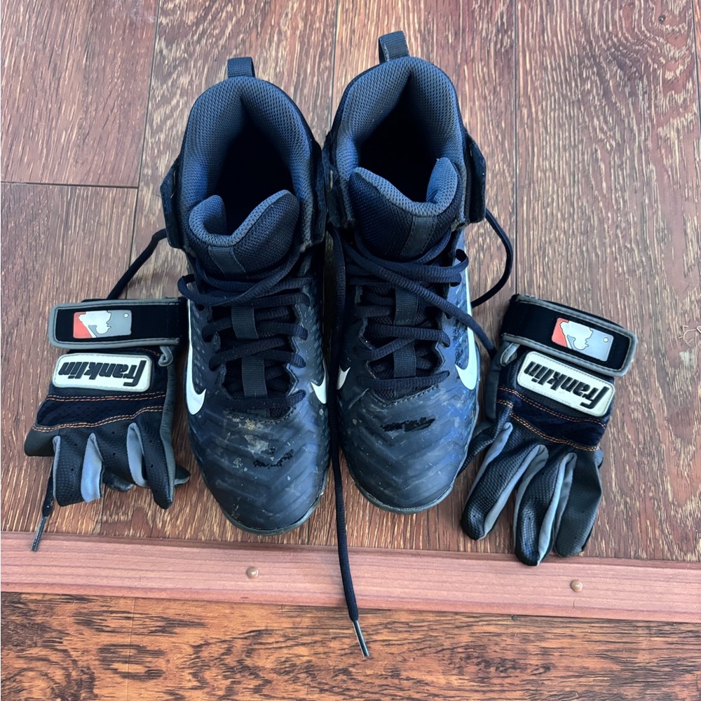 Children’s Baseball Cleats and Baseball Gloves